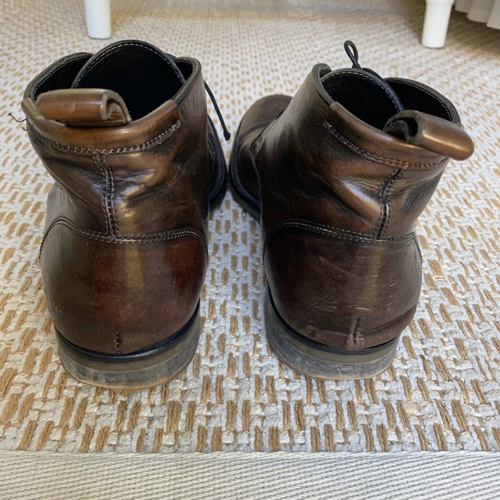 Hip Vince Leather Brunswick Chukka Boots - 8 - Picture 6 of 9